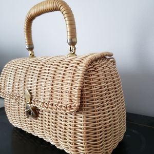 Vintage Straw Purse